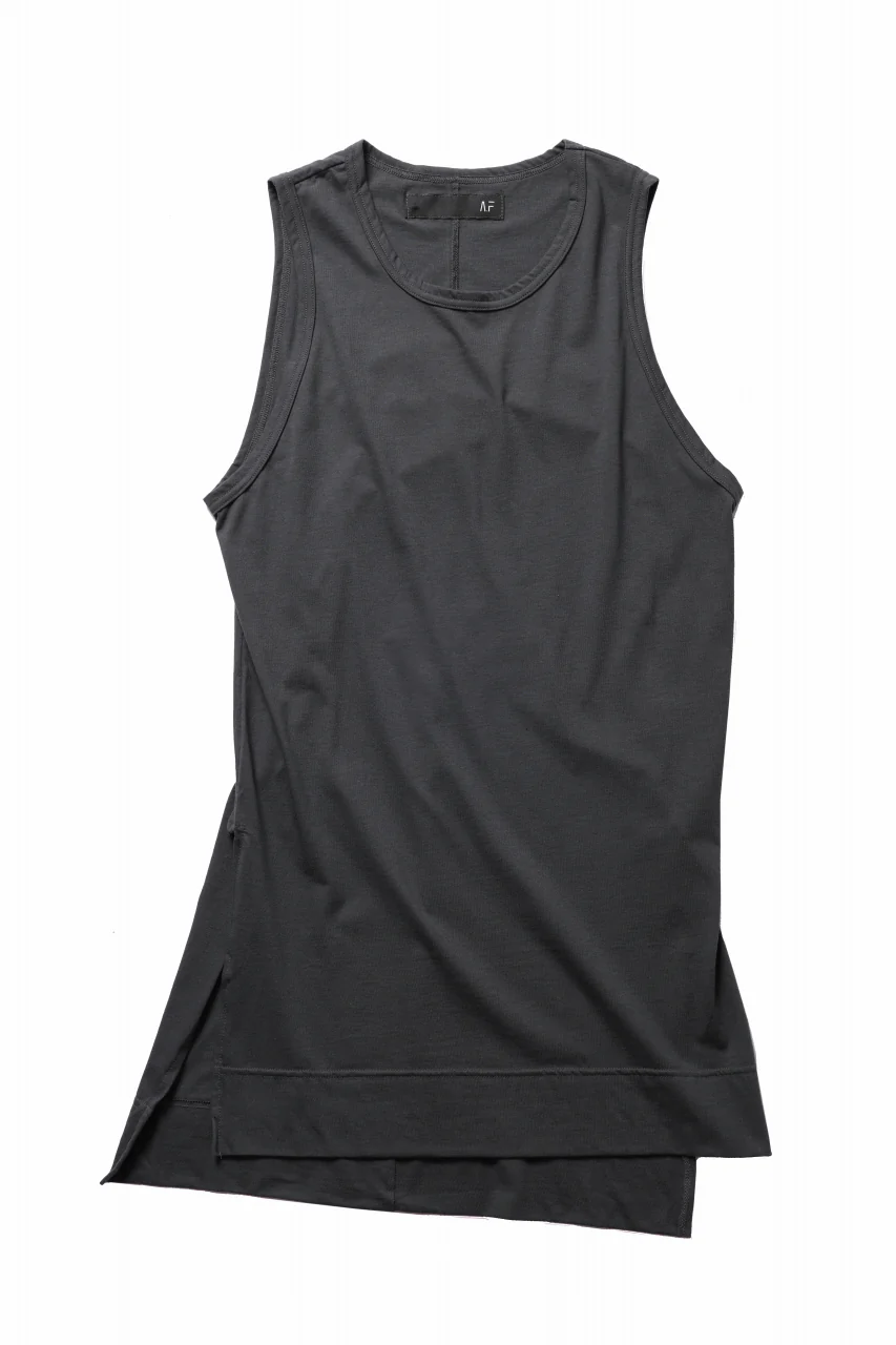 A.F ARTEFACT SQURECUT LONG TANK TOP (GREY) - Image 3
