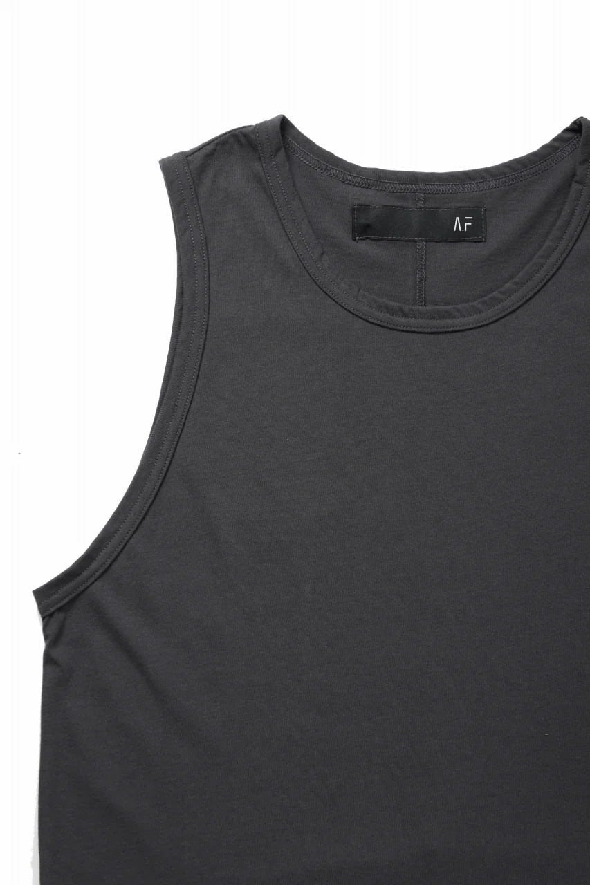 A.F ARTEFACT SQURECUT LONG TANK TOP (GREY) - Image 5