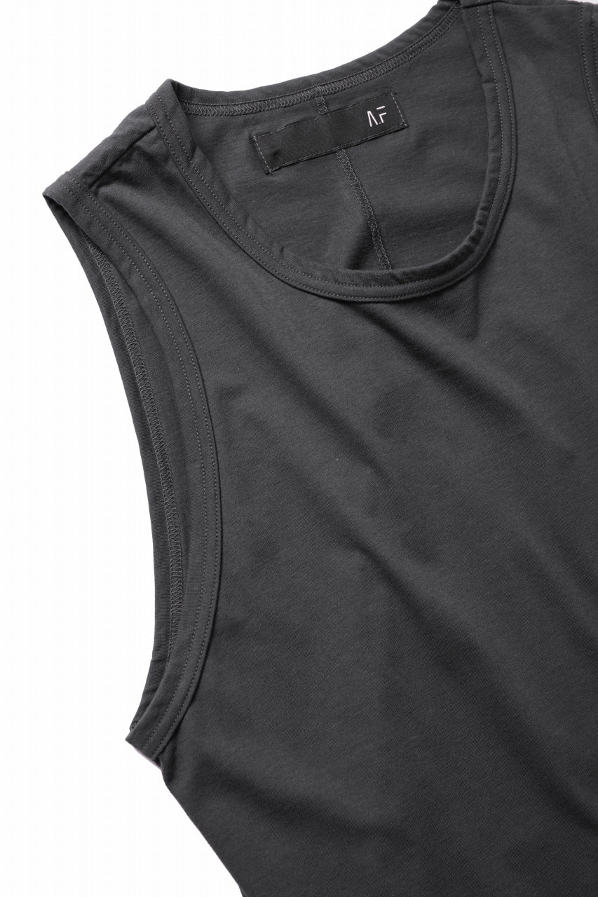 A.F ARTEFACT SQURECUT LONG TANK TOP (GREY) - Image 8