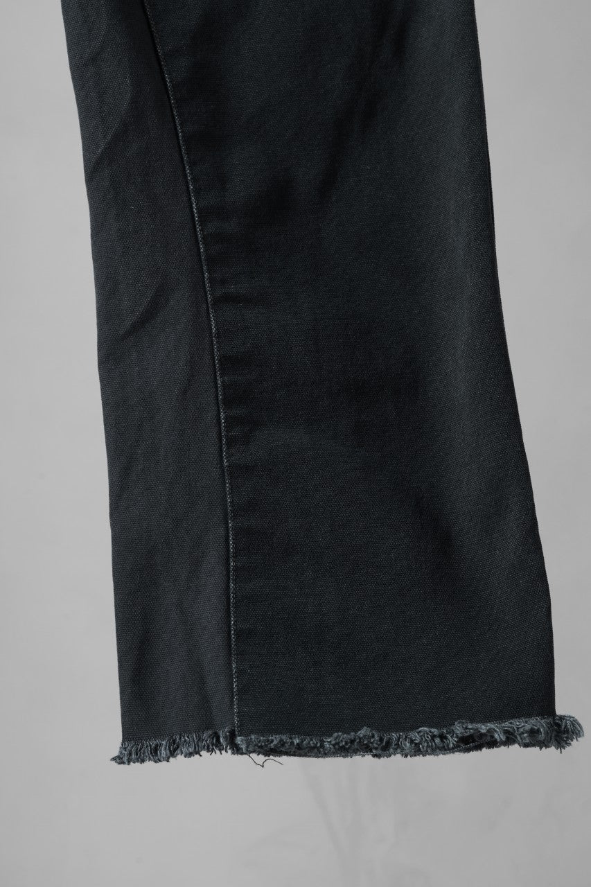 CHANGES x LOOM exclusive REMAKE REGULAR FIT CARPENTER PANTS / VINTAGE DUCK FABRIC (STONE WASHED) (BLACK #E) - Image 13