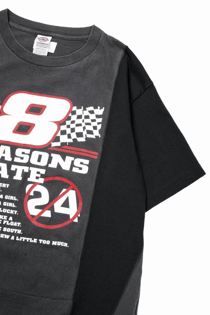 CHANGES x LOOM exclusive VINTAGE REMAKE T-SHIRT - new edition (BLACK #F) - Image 3