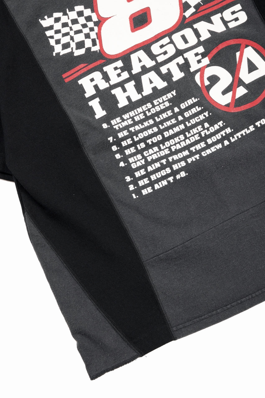 CHANGES x LOOM exclusive VINTAGE REMAKE T-SHIRT - new edition (BLACK #F) - Image 4