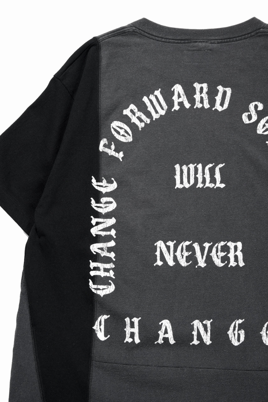 CHANGES x LOOM exclusive VINTAGE REMAKE T-SHIRT - new edition (BLACK #F) - Image 5