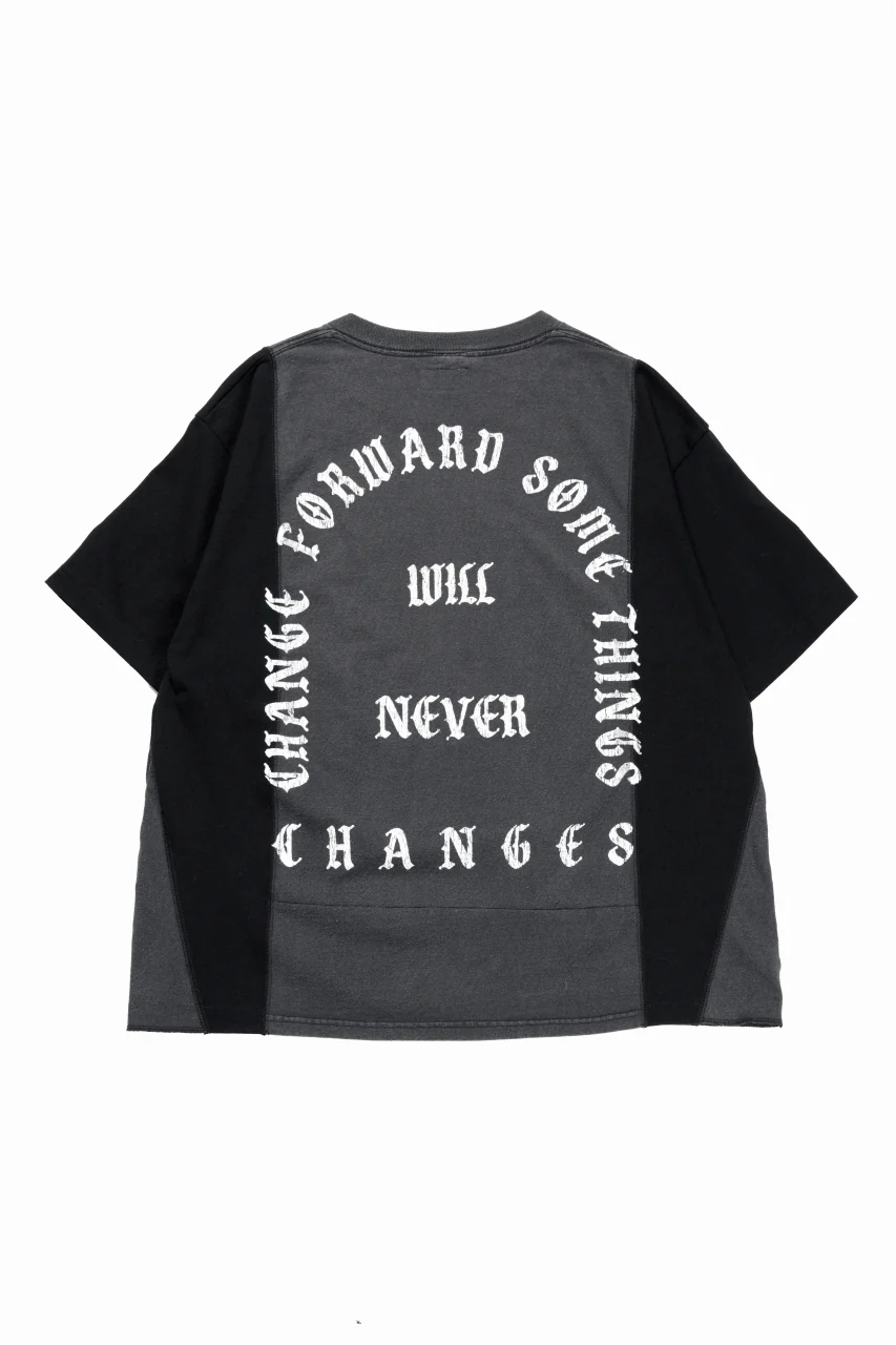 CHANGES x LOOM exclusive VINTAGE REMAKE T-SHIRT - new edition (BLACK #F) - Image 6