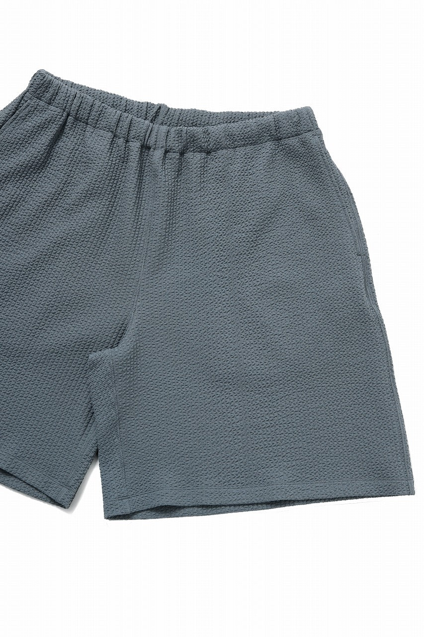 D-VEC WAFFLE KNIT SHORT PANTS (SEA SPRAY) - Image 6
