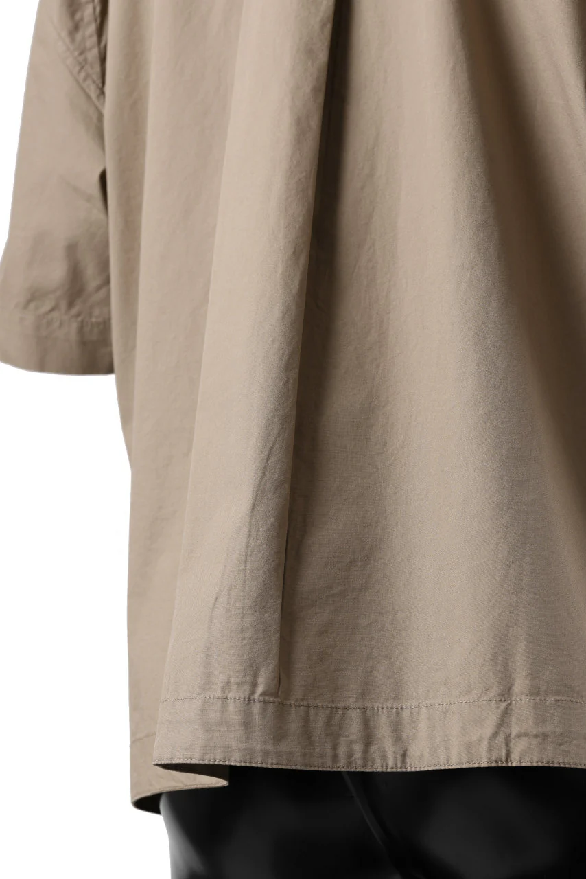 entire studios ZIP POCKET SHORT SLEEVE SHIRT (CAMEL) - Image 11