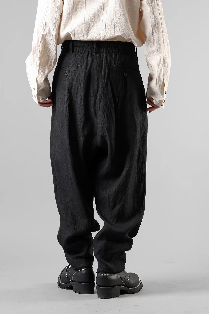 forme d'expression 2 Tucked Sarouel Pants / GBMB (Black) - Image 11