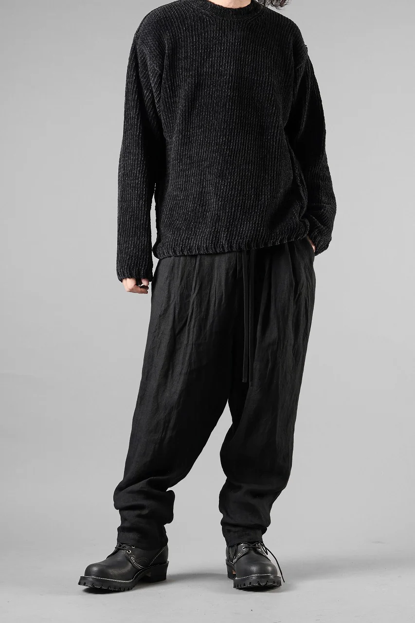 forme d'expression 2 Tucked Sarouel Pants / GBMB (Black) - Image 14