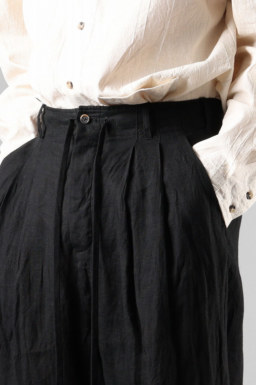 forme d'expression 2 Tucked Sarouel Pants / GBMB (Black) - Image 3