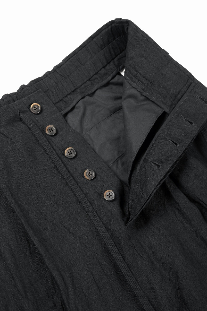 forme d'expression 2 Tucked Sarouel Pants / GBMB (Black) - Image 6