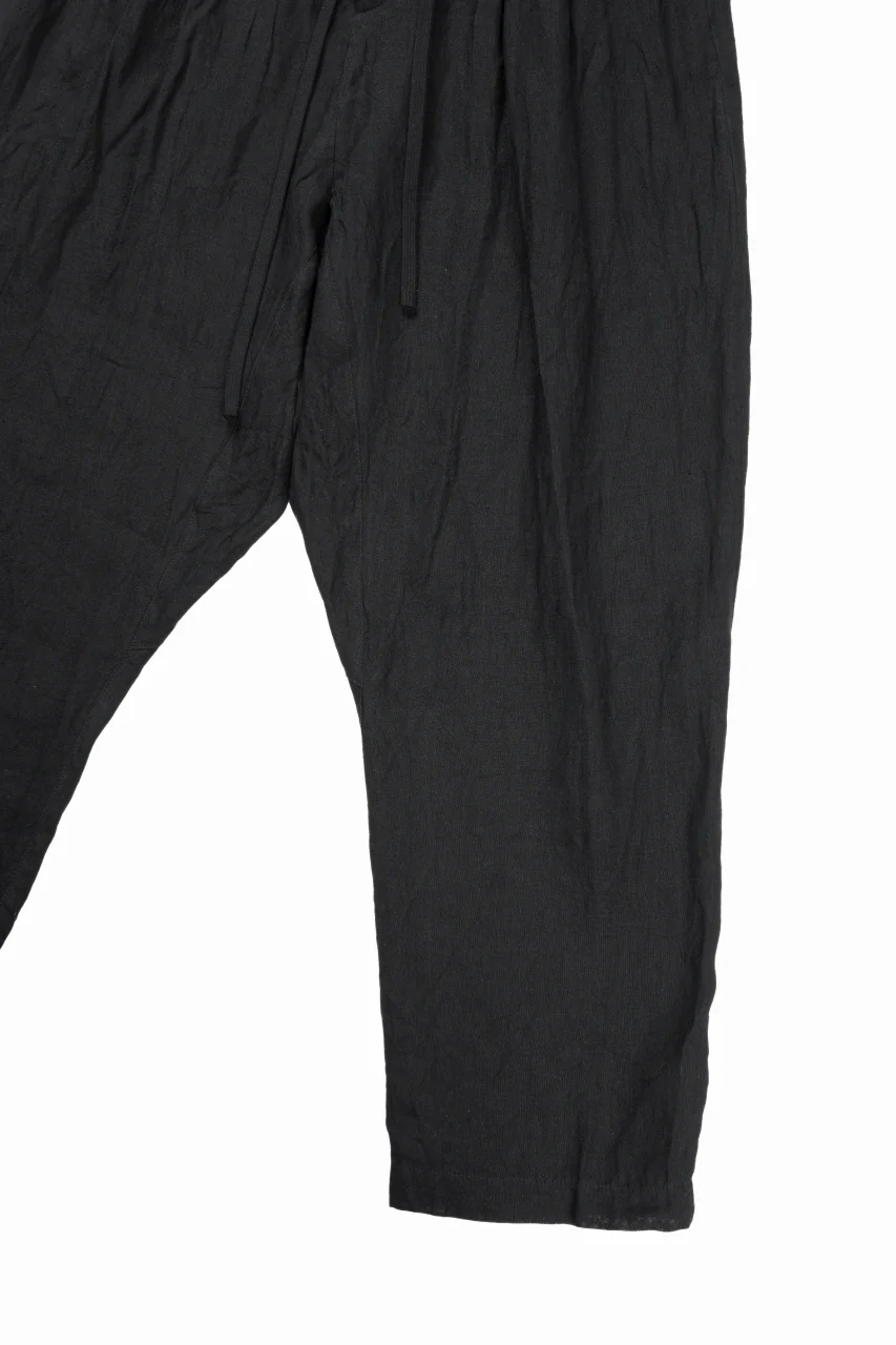 forme d'expression 2 Tucked Sarouel Pants / GBMB (Black) - Image 8