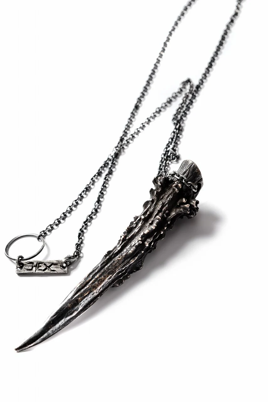 GASPARD HEX Big Horn Bronze 80cm chain - Image 3