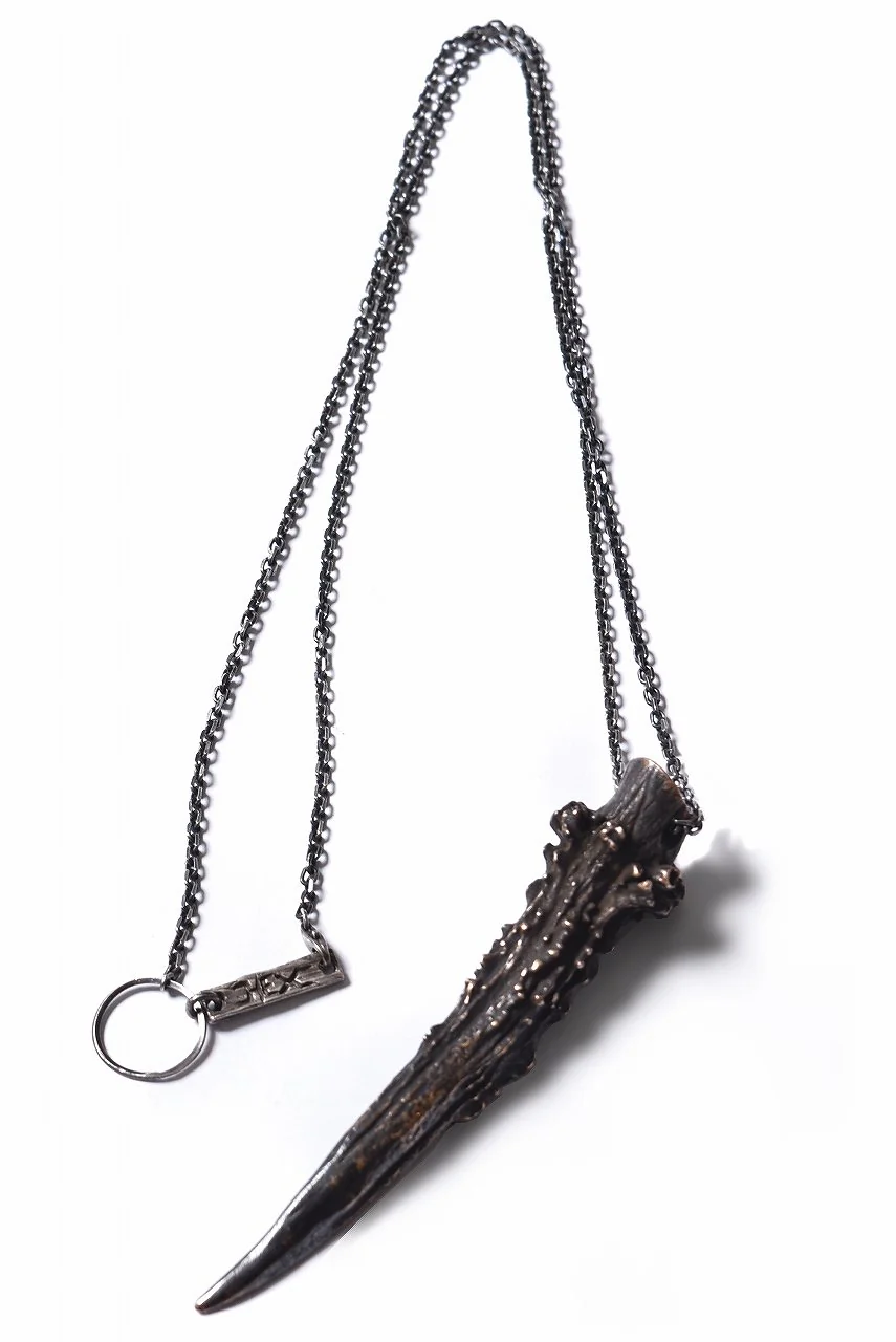 GASPARD HEX Big Horn Bronze 80cm chain - Image 4