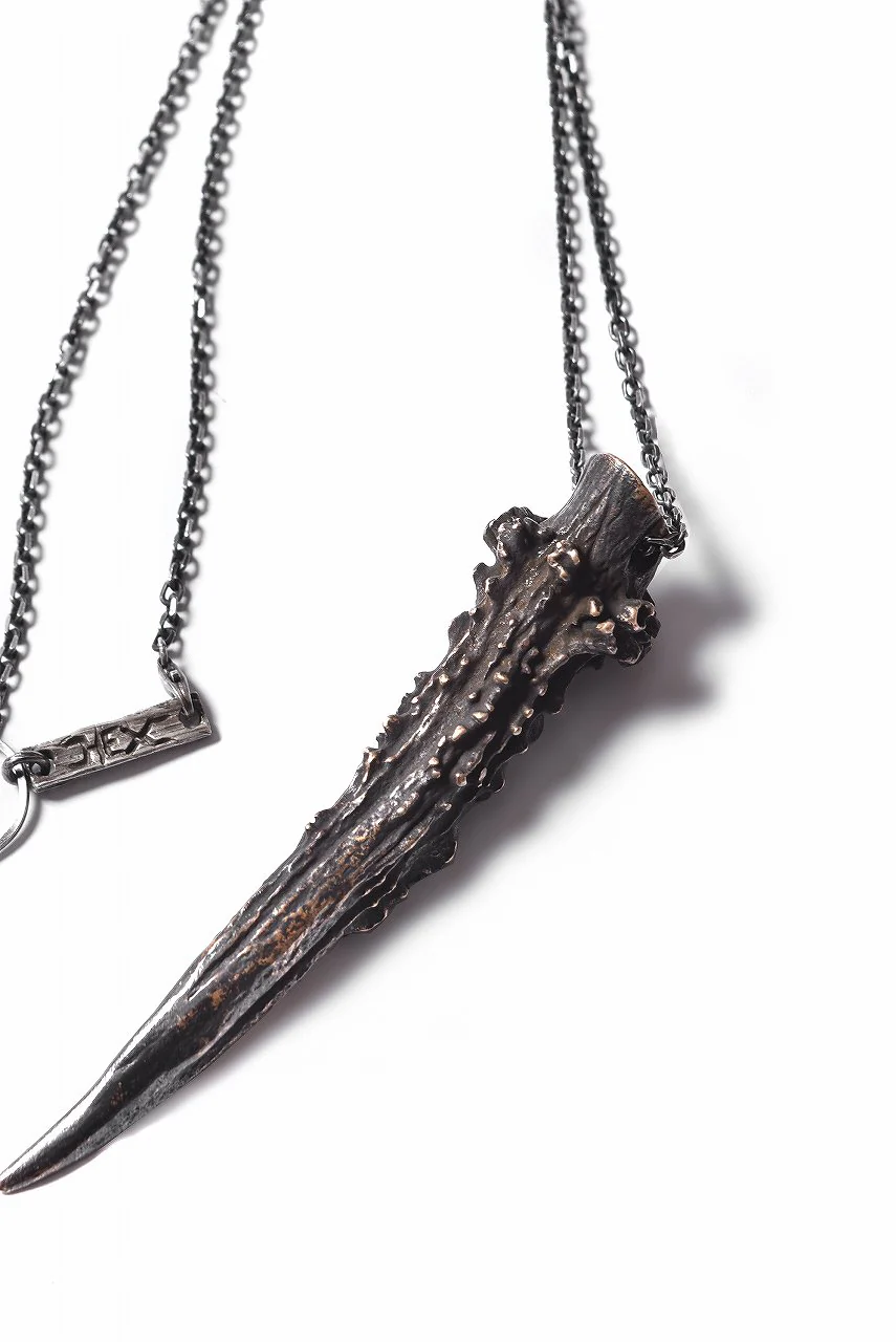 GASPARD HEX Big Horn Bronze 80cm chain - Image 6