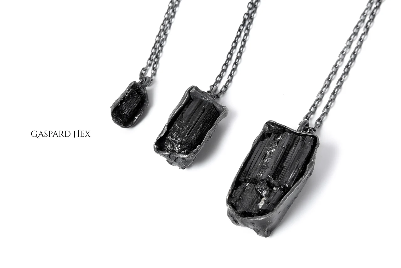 GASPARD HEX Black Tourmaline Pendant Small - Image 22
