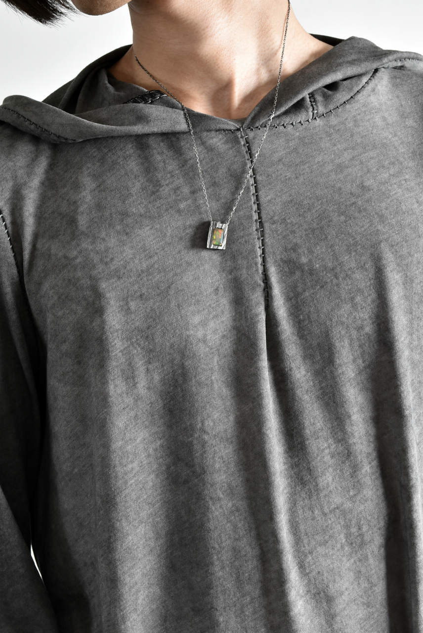 GASPARD HEX Faceted Opal Pendant Rectangle Shape - Image 16