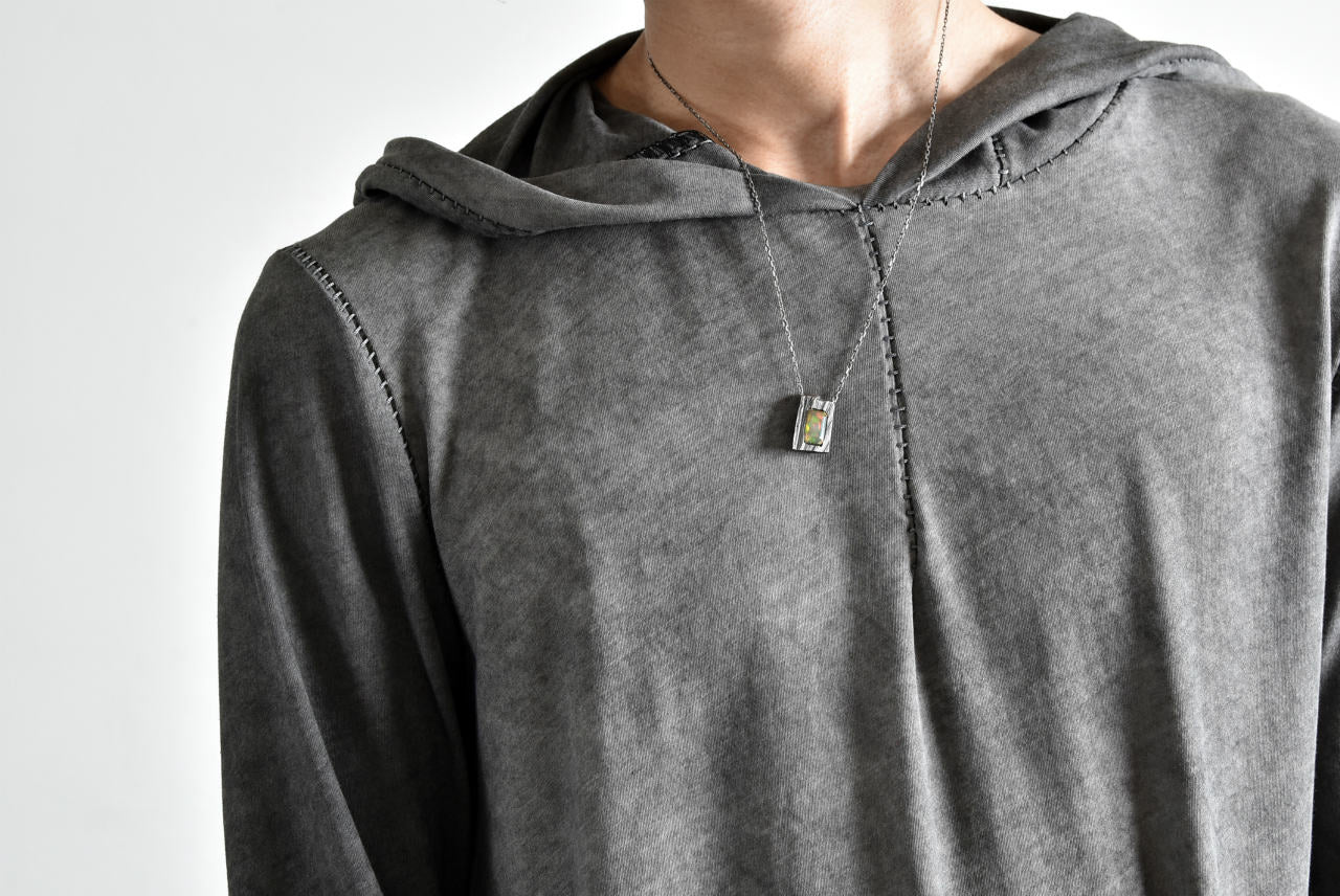 GASPARD HEX Faceted Opal Pendant Rectangle Shape - Image 25