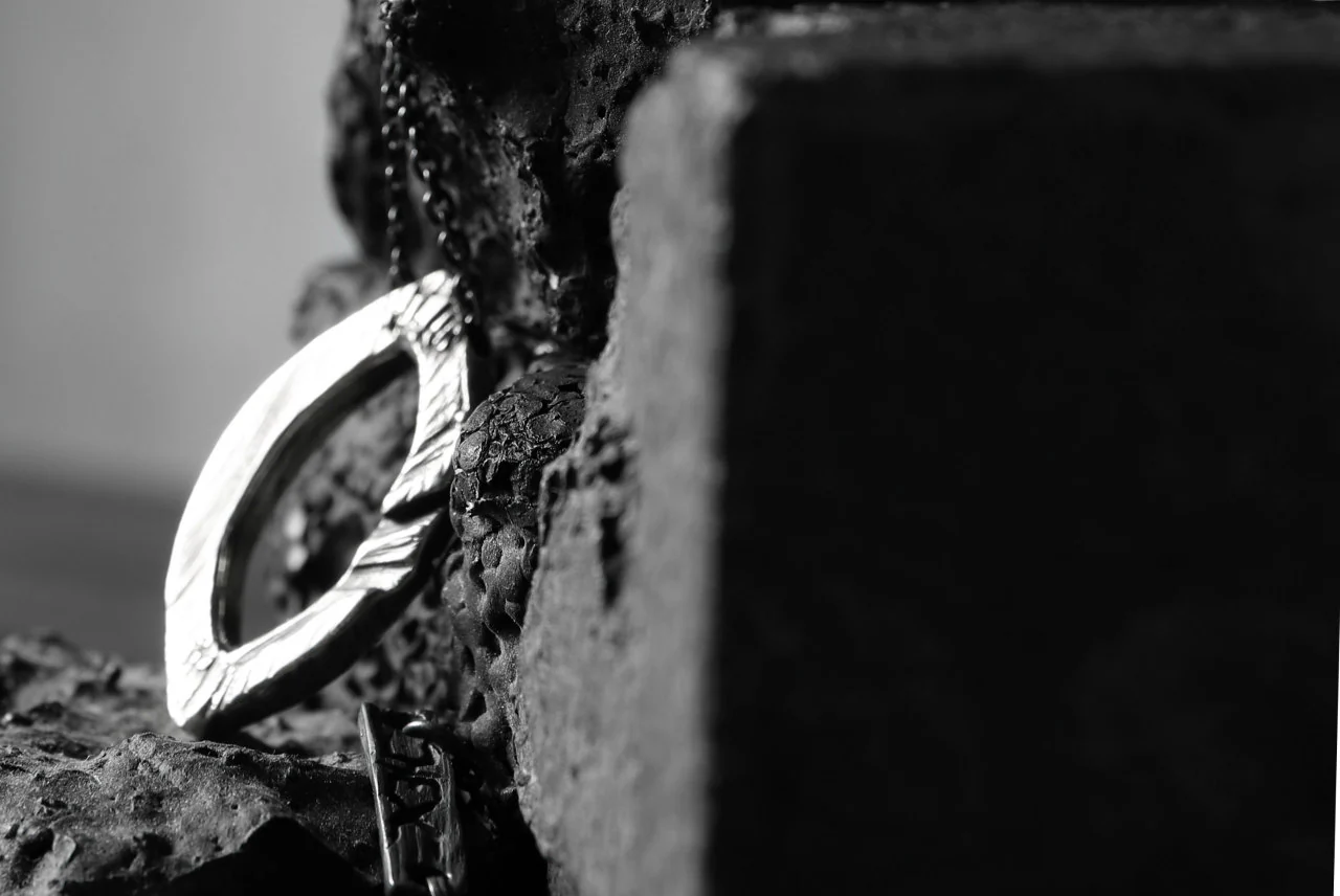 GASPARD HEX Mandorla Pendant / 60cm chain - Image 21