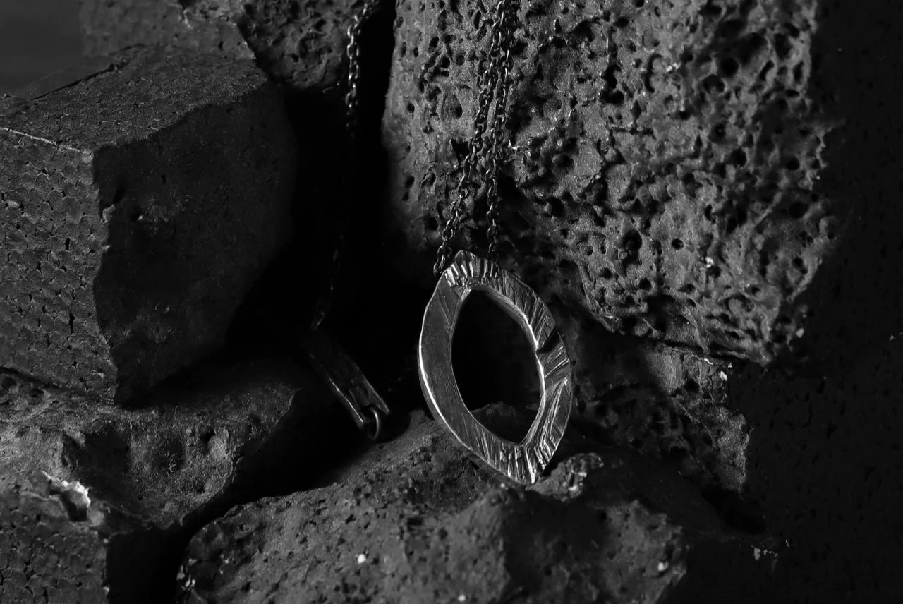 GASPARD HEX Mandorla Pendant / 60cm chain - Image 22