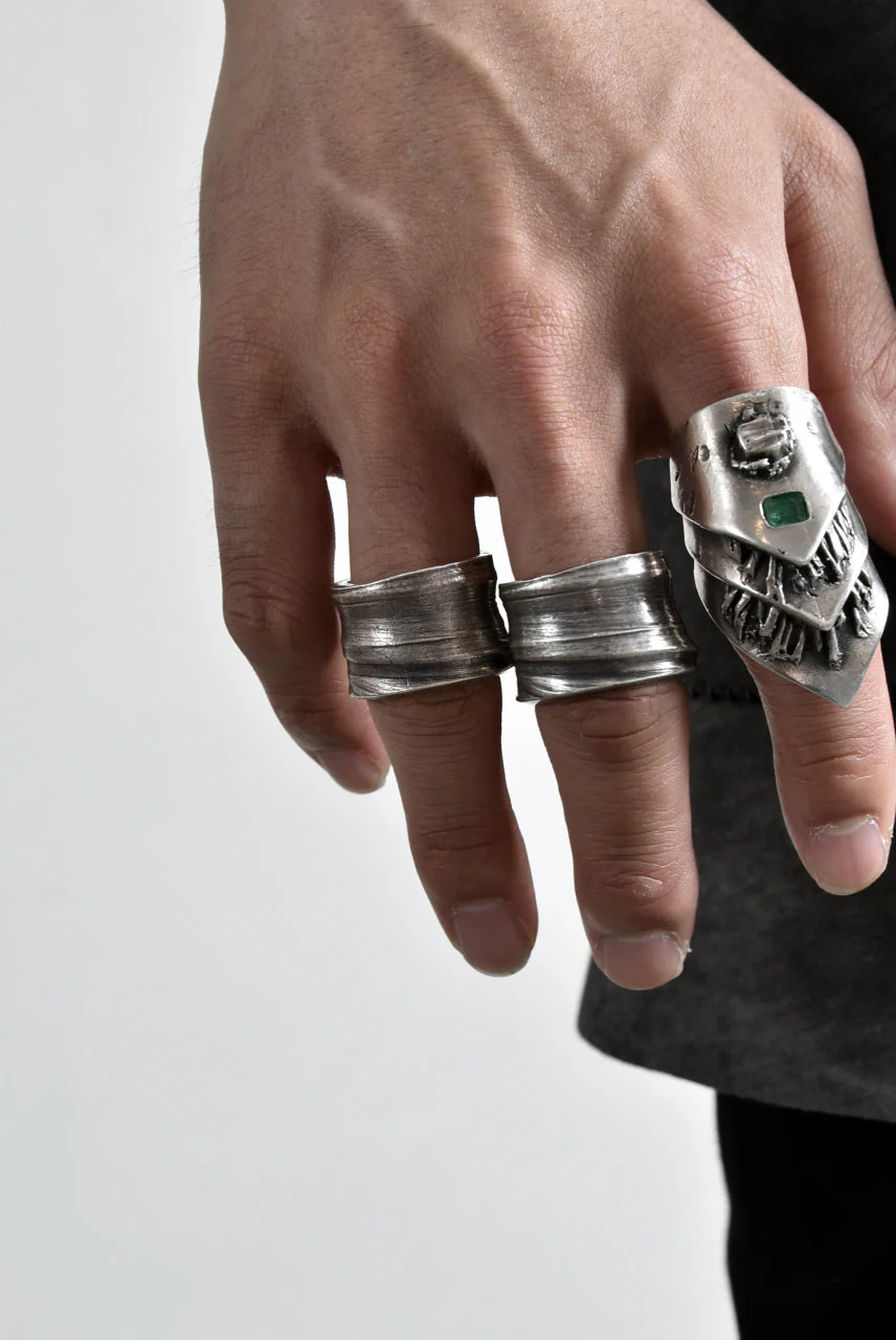 GASPARD HEX Mayan Ring with EMERALD JEWELRY - Image 15