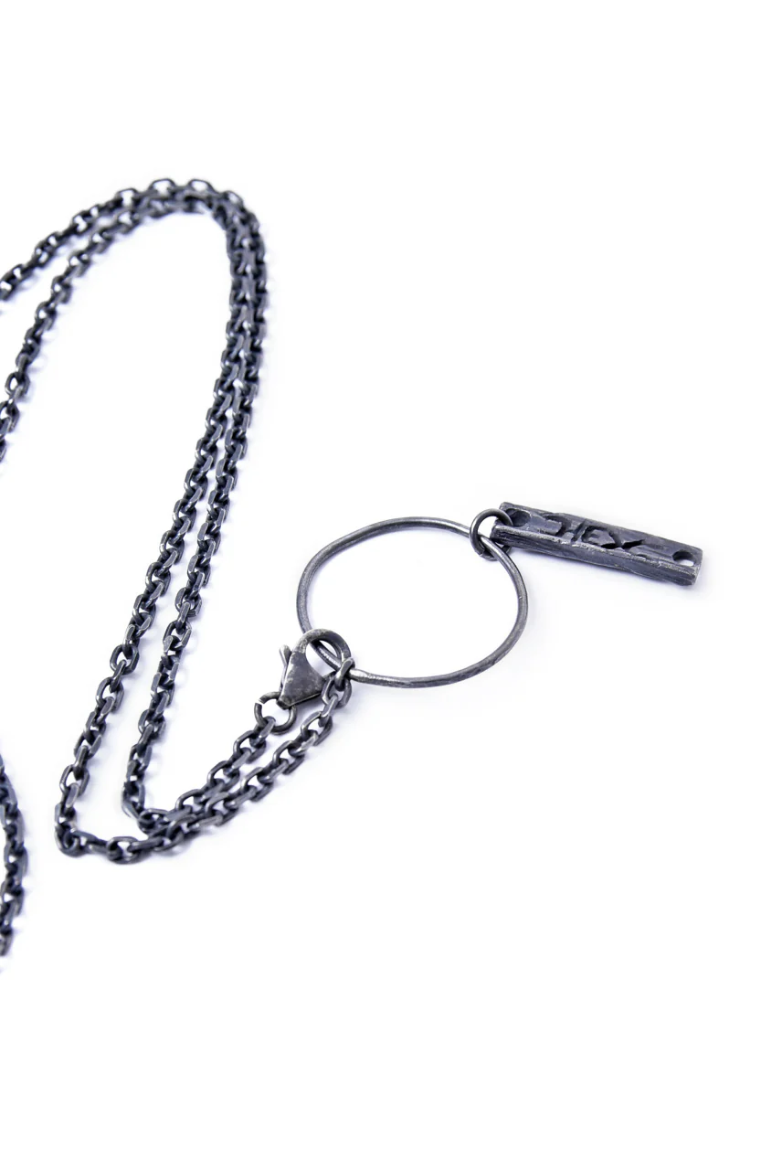 GASPARD HEX Quartz Inclusion Pendant XL with Black Diamond - Image 12