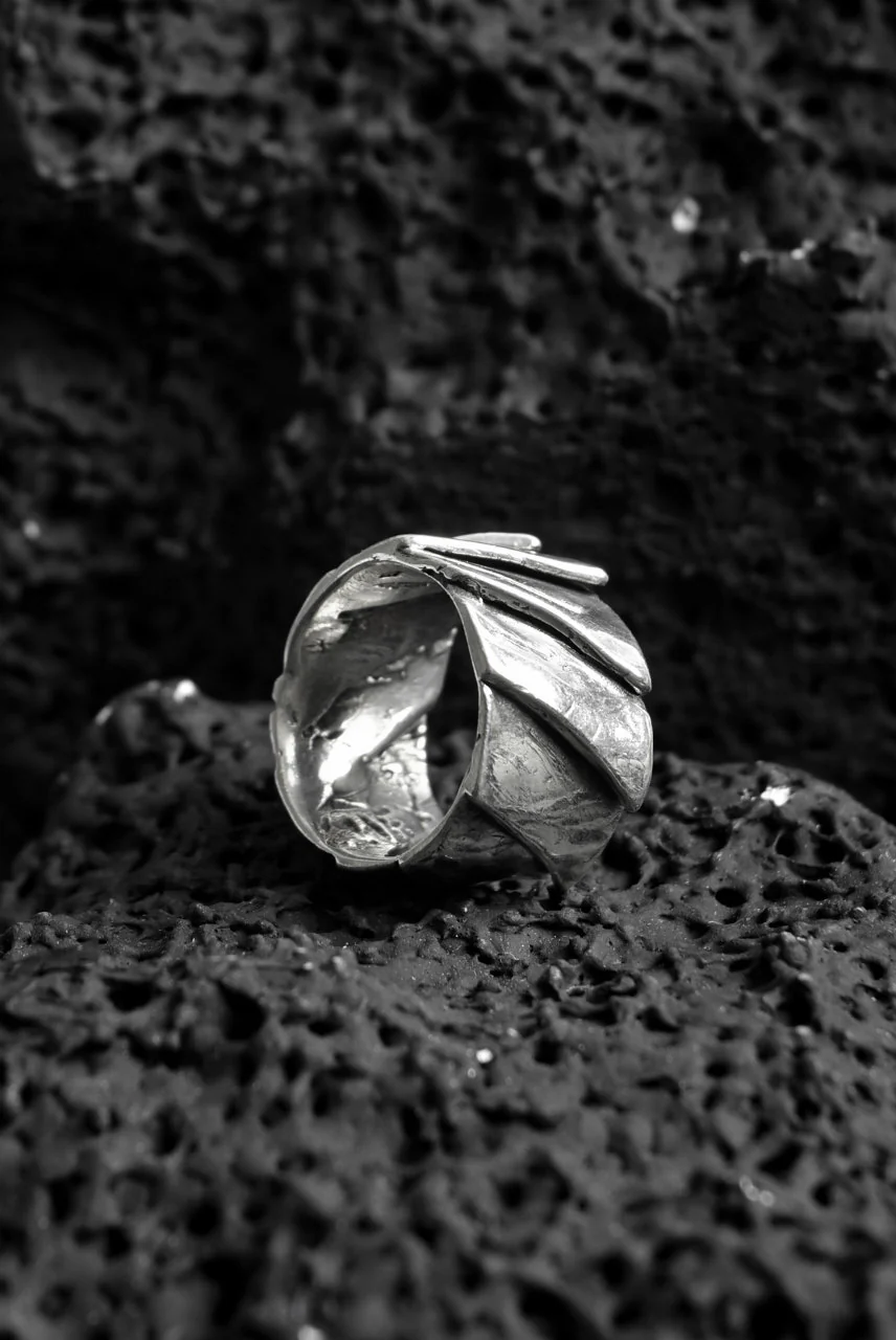 GASPARD HEX Solar Ring sterling silver - Image 11