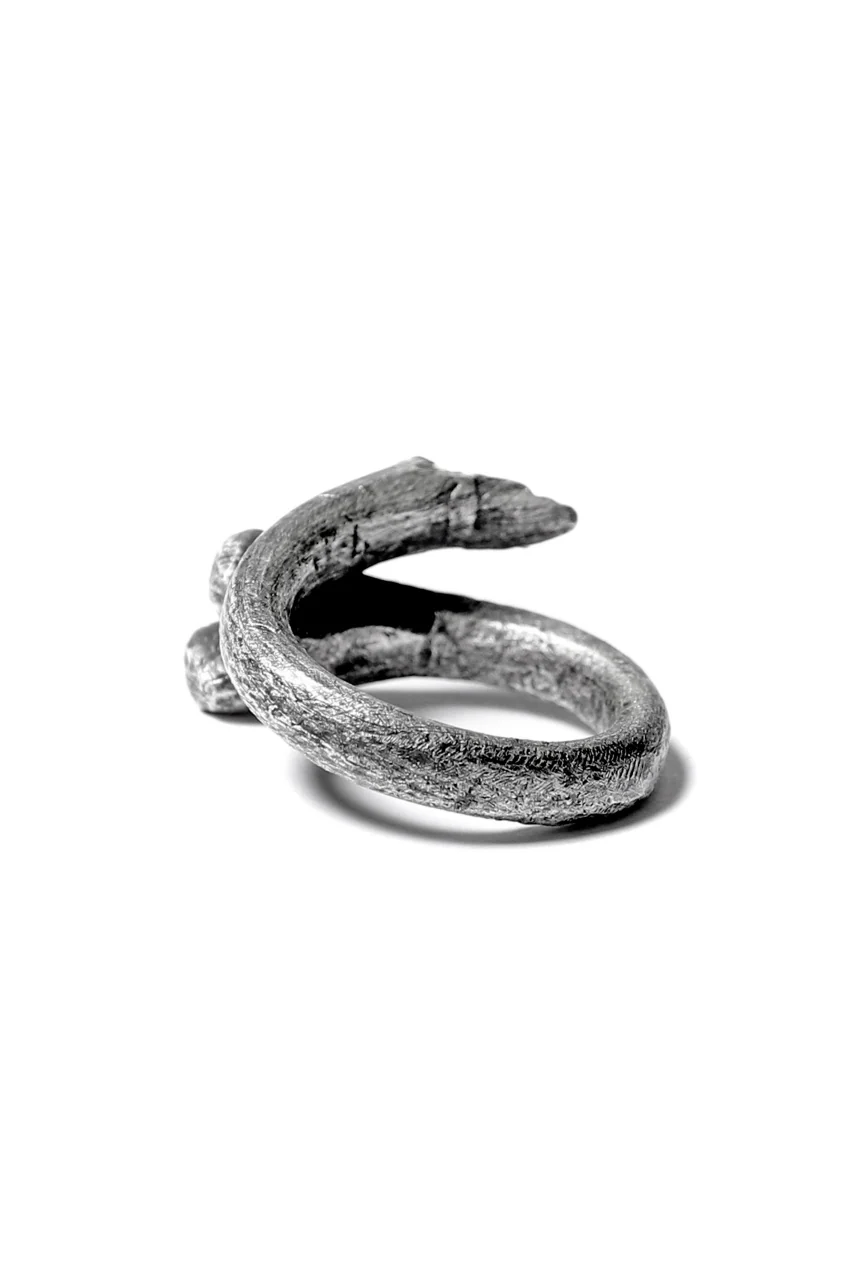 Holzpuppe exclusive Bone ring with Smoke Quartz - Image 10