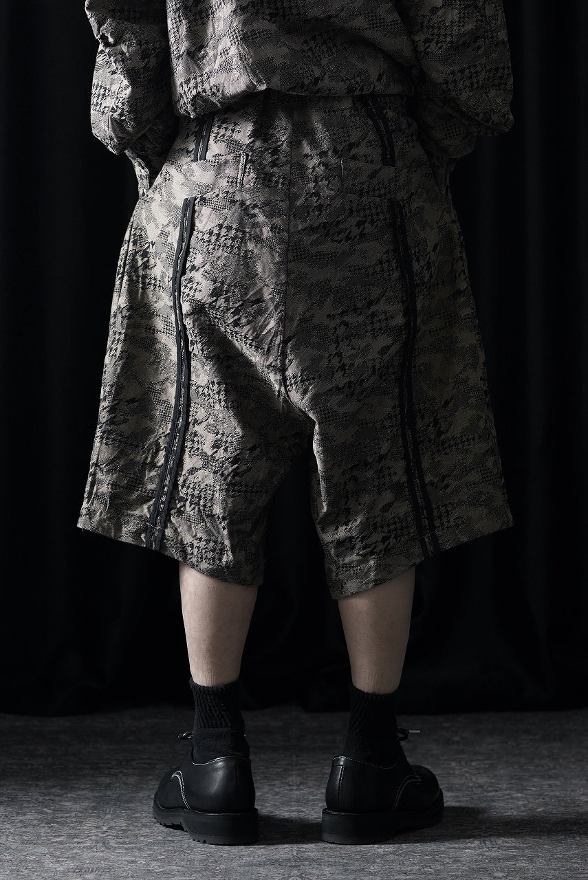 KLASICA "SABRON 66" RE CONSTRUCTED MID PANTS / BACK JACQUARD HOUND TOOTH CAMO (FOREST) - Image 10
