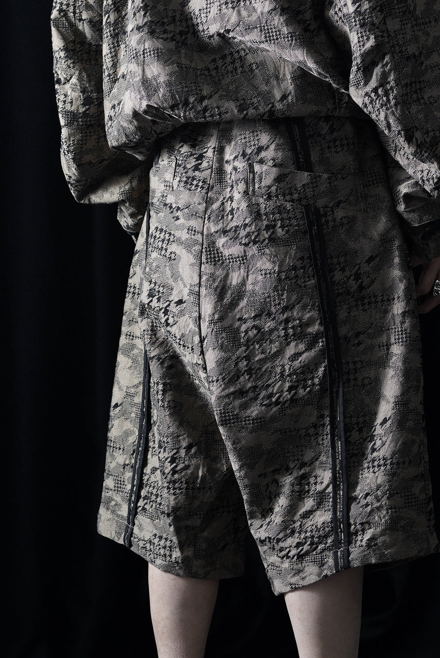 KLASICA "SABRON 66" RE CONSTRUCTED MID PANTS / BACK JACQUARD HOUND TOOTH CAMO (FOREST) - Image 11