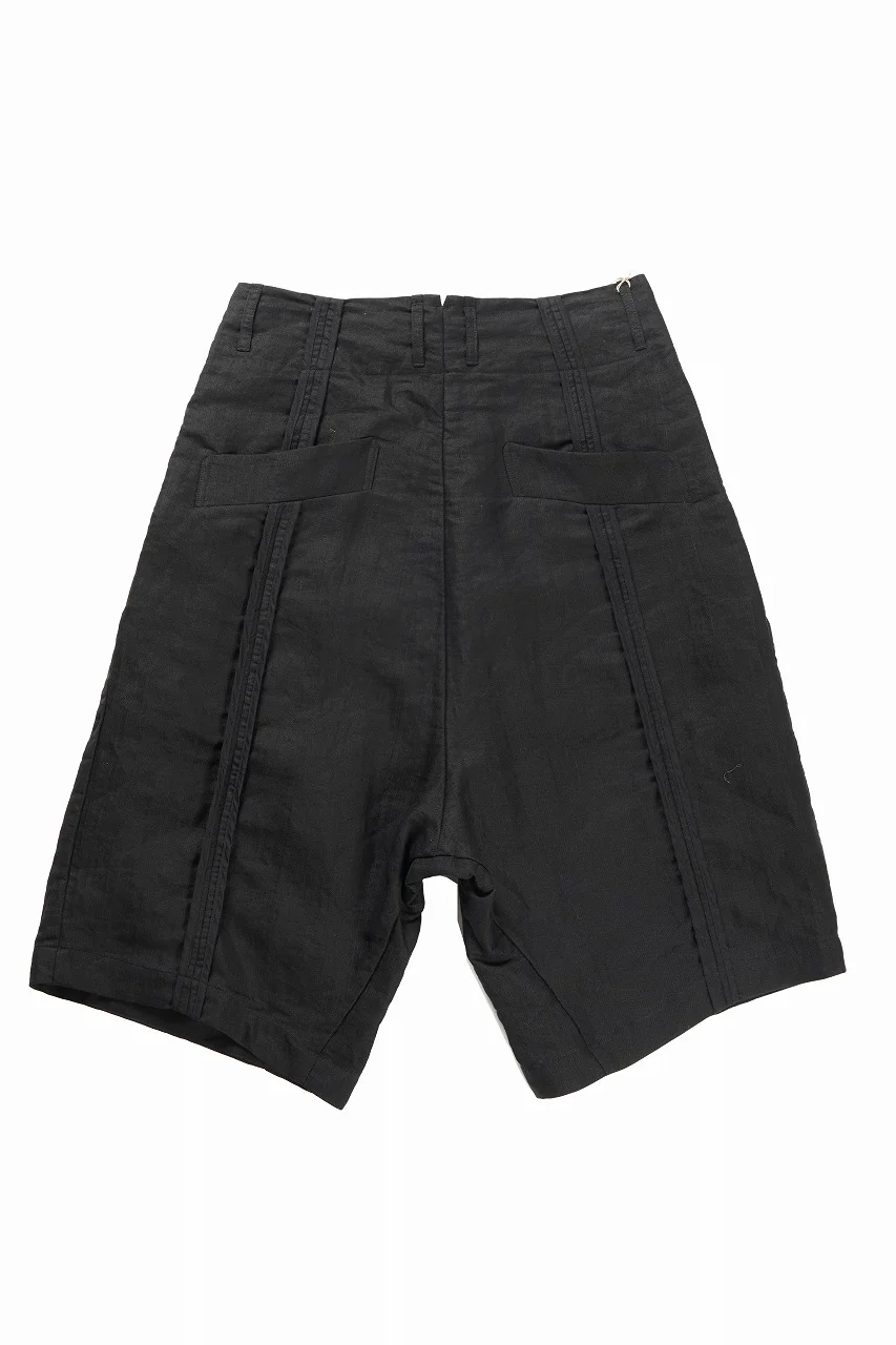 KLASICA "SABRON 66" RE CONSTRUCTED MID PANTS / CRISP FINISH AIRLY MICRO DOBBY (BLACK) - Image 4