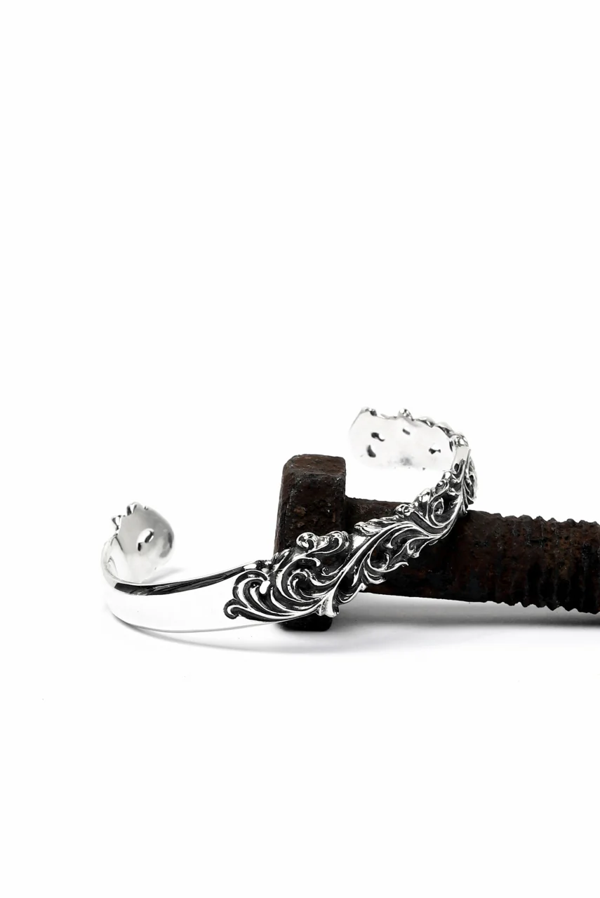 Loud Style Design - GET IN THE RING "ARABESQUE" SILVER BANGLE - Image 15