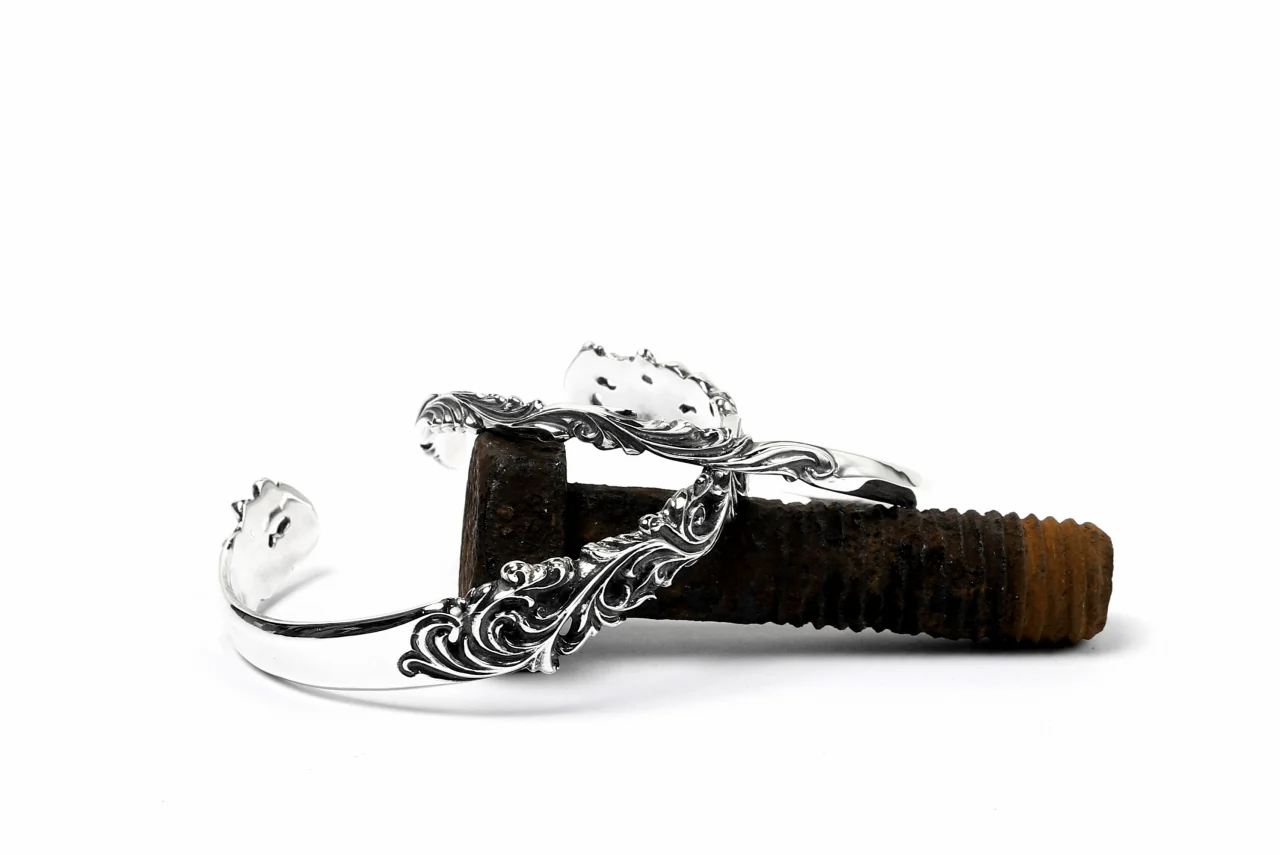 Loud Style Design - GET IN THE RING "ARABESQUE" SILVER BANGLE - Image 20