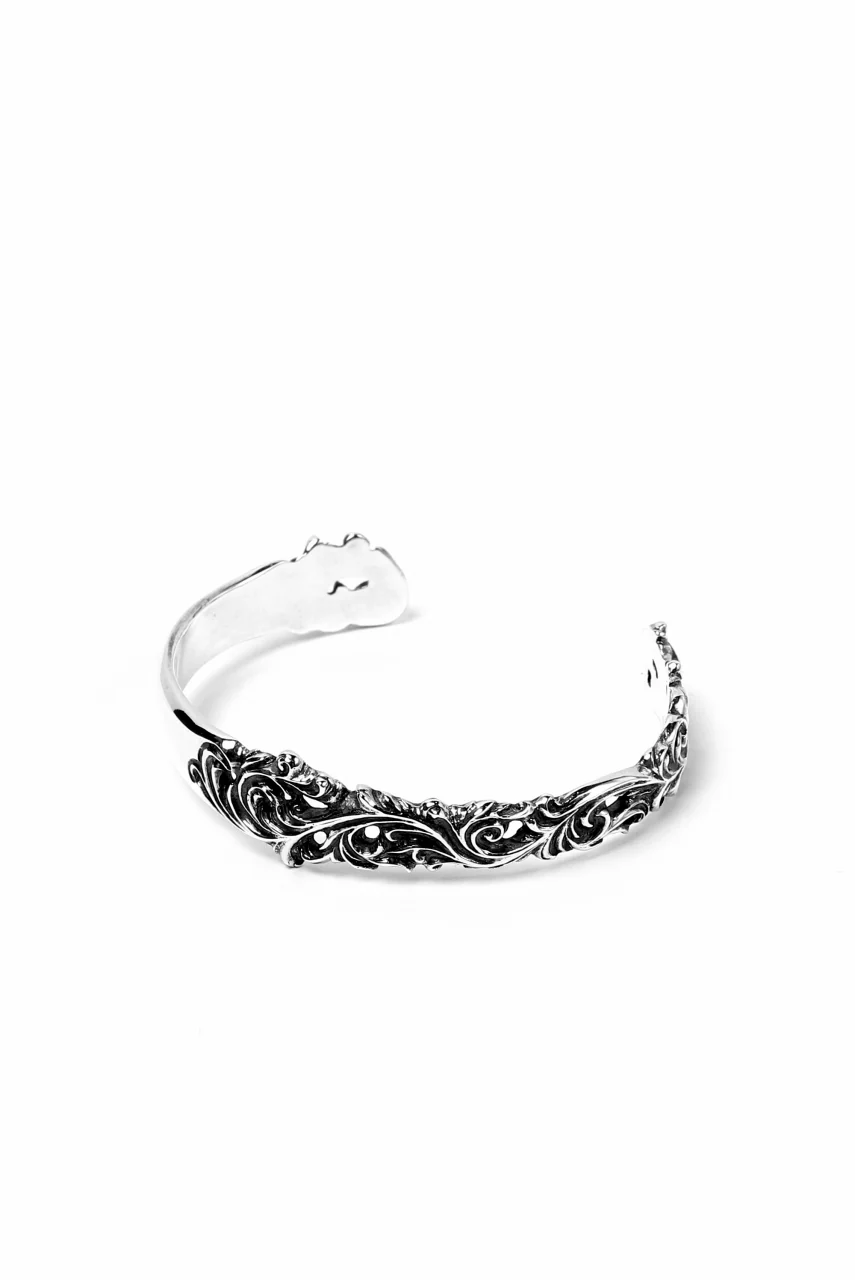 Loud Style Design - GET IN THE RING "ARABESQUE" SILVER BANGLE - Image 4