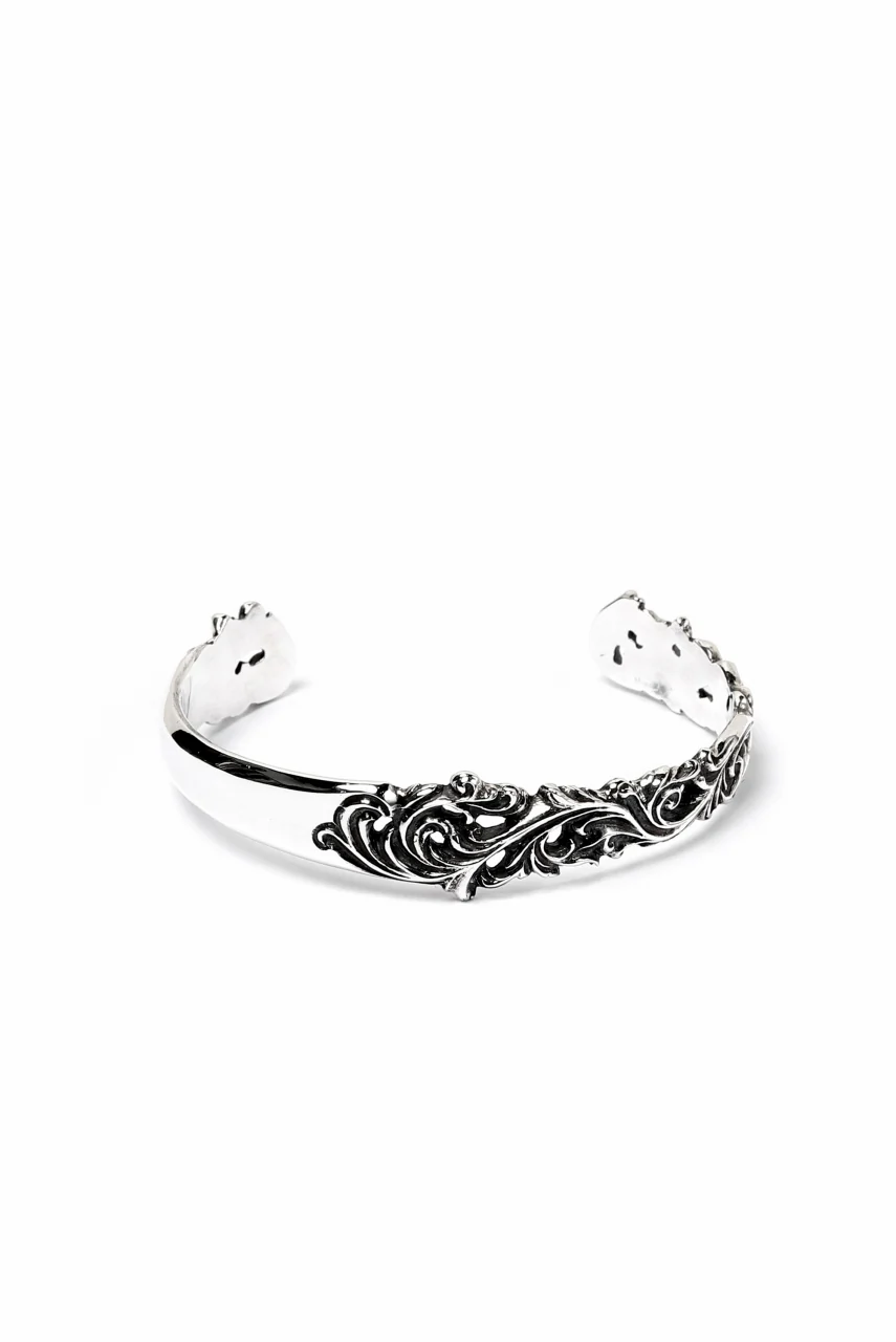 Loud Style Design - GET IN THE RING "ARABESQUE" SILVER BANGLE - Image 5