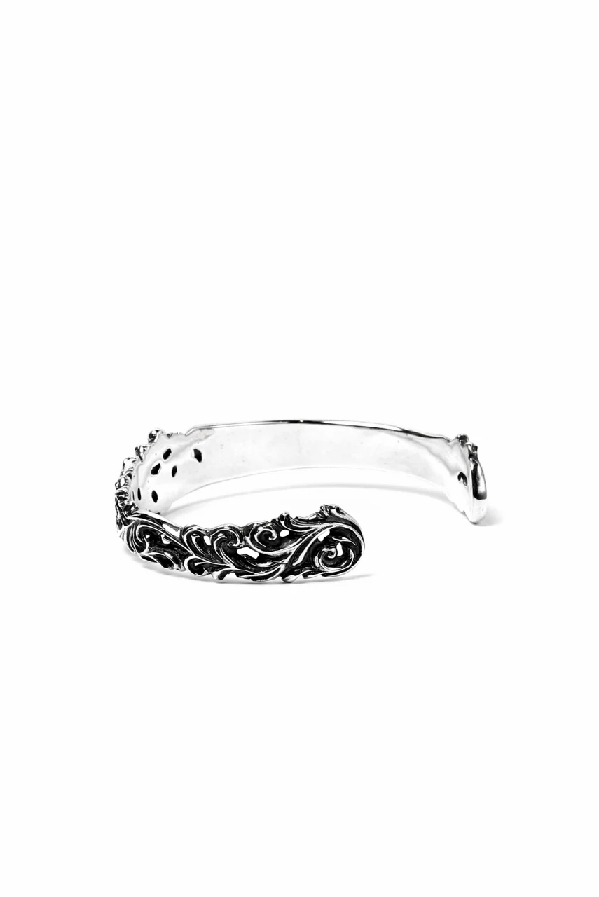 Loud Style Design - GET IN THE RING "ARABESQUE" SILVER BANGLE - Image 6