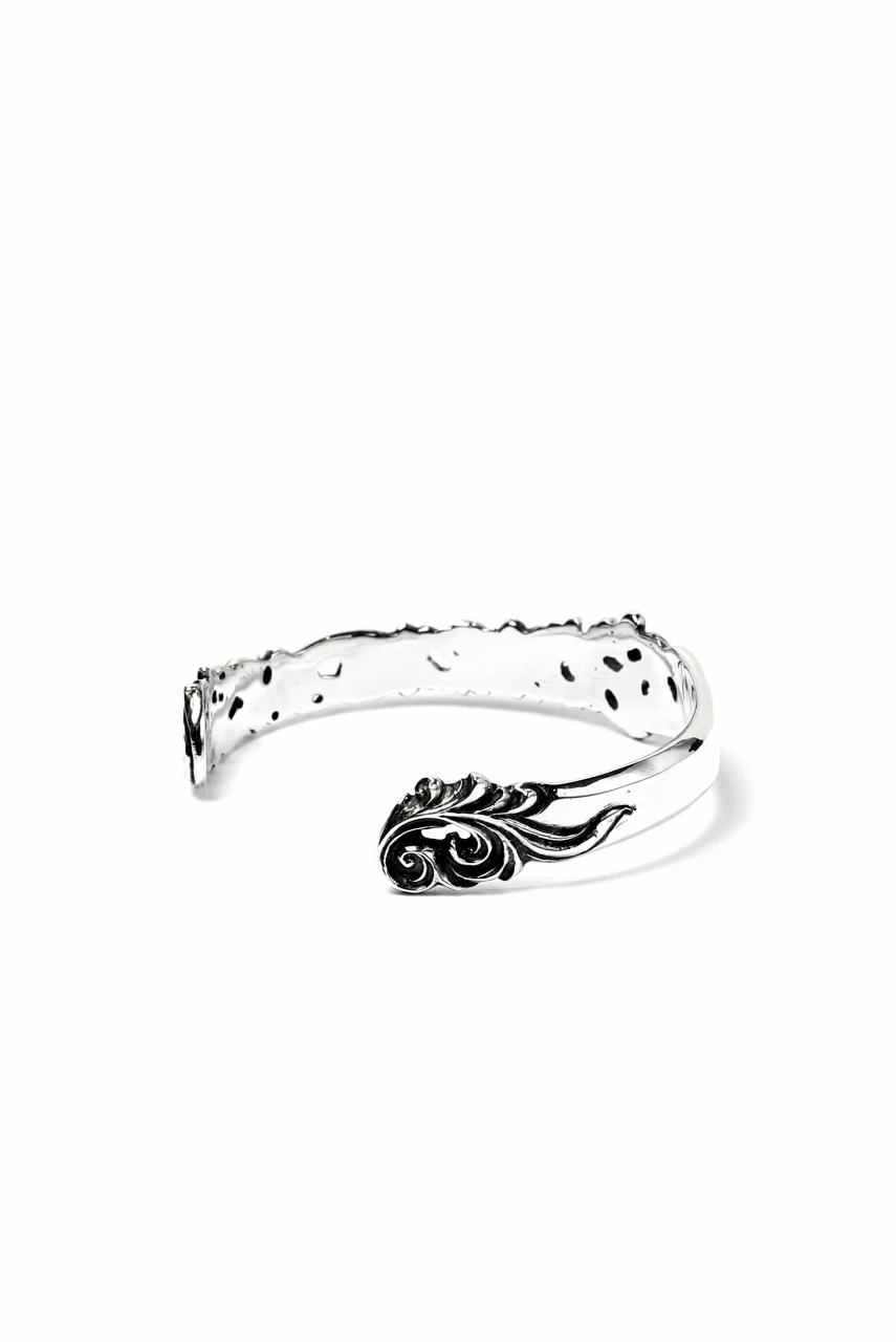Loud Style Design - GET IN THE RING "ARABESQUE" SILVER BANGLE - Image 8