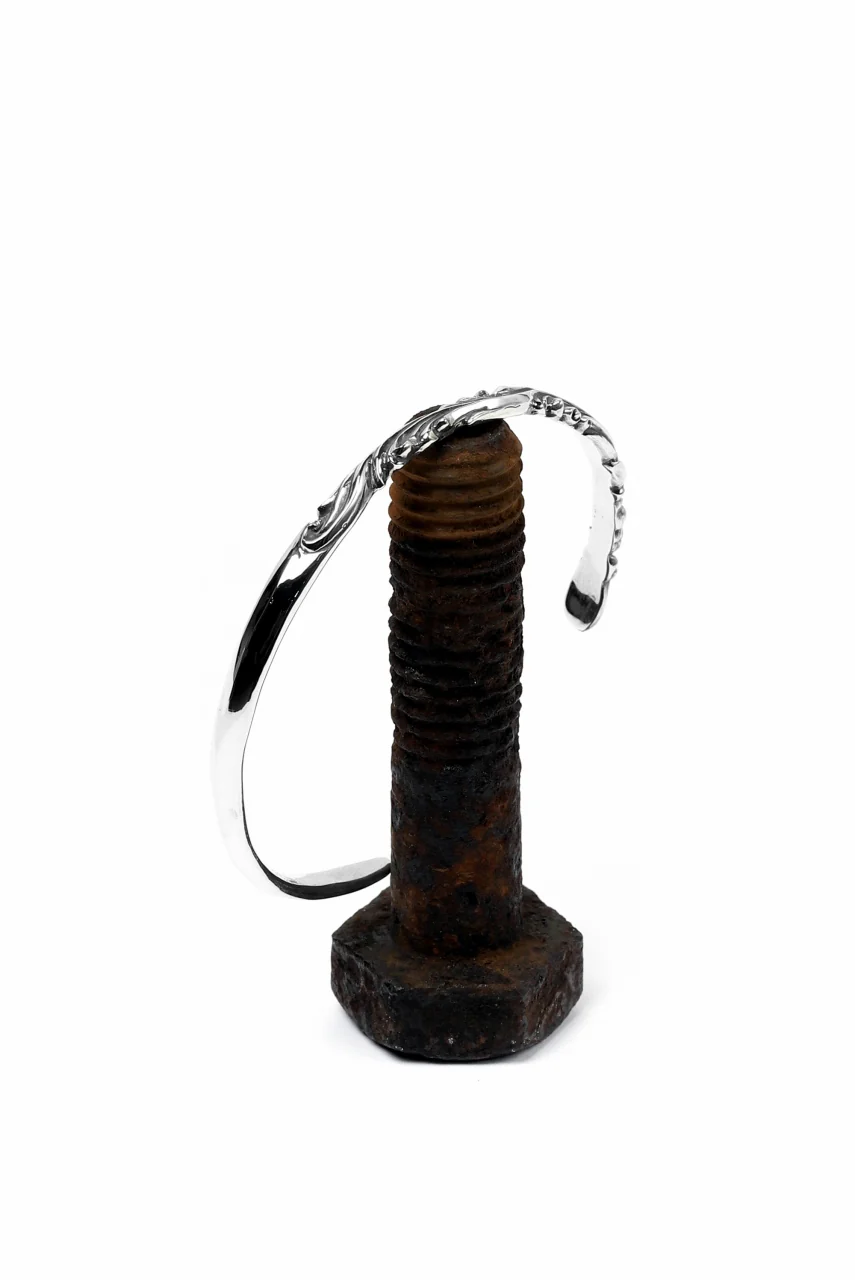 【最短出荷可能】Loud Style Design - GET IN THE RING "ARABESQUE-THIN" SILVER BANGLE - Image 11