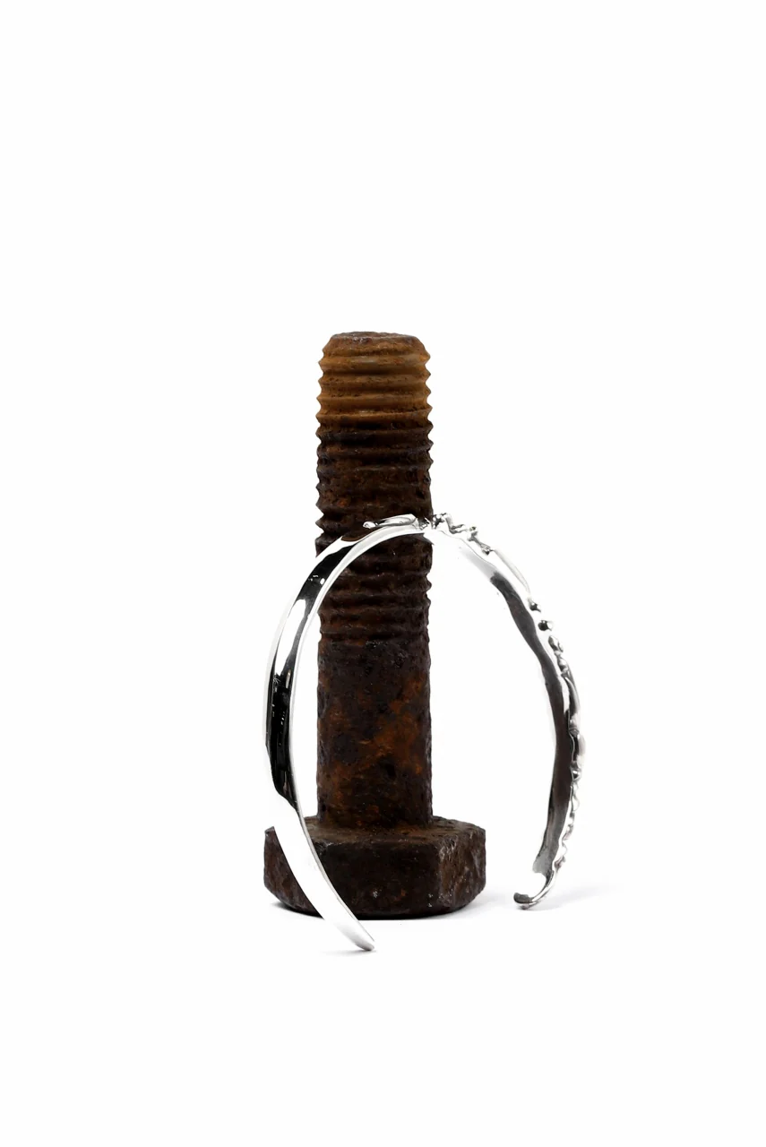 【最短出荷可能】Loud Style Design - GET IN THE RING "ARABESQUE-THIN" SILVER BANGLE - Image 14