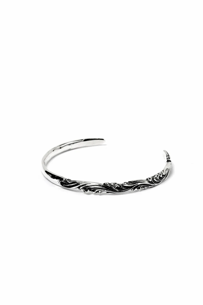 【最短出荷可能】Loud Style Design - GET IN THE RING "ARABESQUE-THIN" SILVER BANGLE - Image 4
