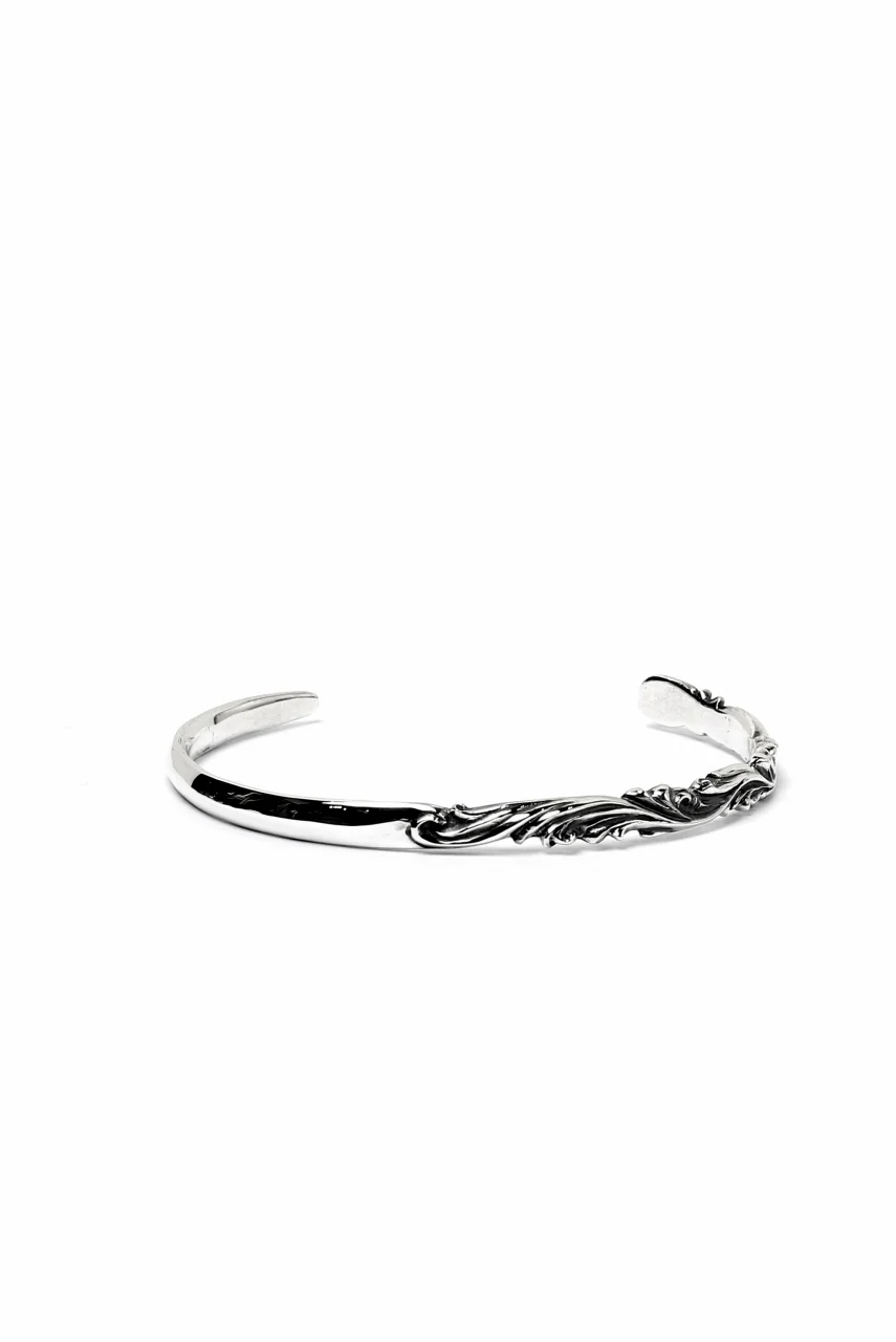 【最短出荷可能】Loud Style Design - GET IN THE RING "ARABESQUE-THIN" SILVER BANGLE - Image 5