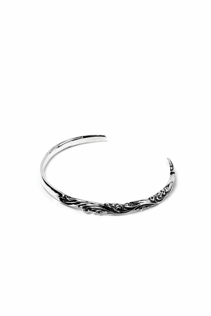 【最短出荷可能】Loud Style Design - GET IN THE RING "ARABESQUE-THIN" SILVER BANGLE - Image 7