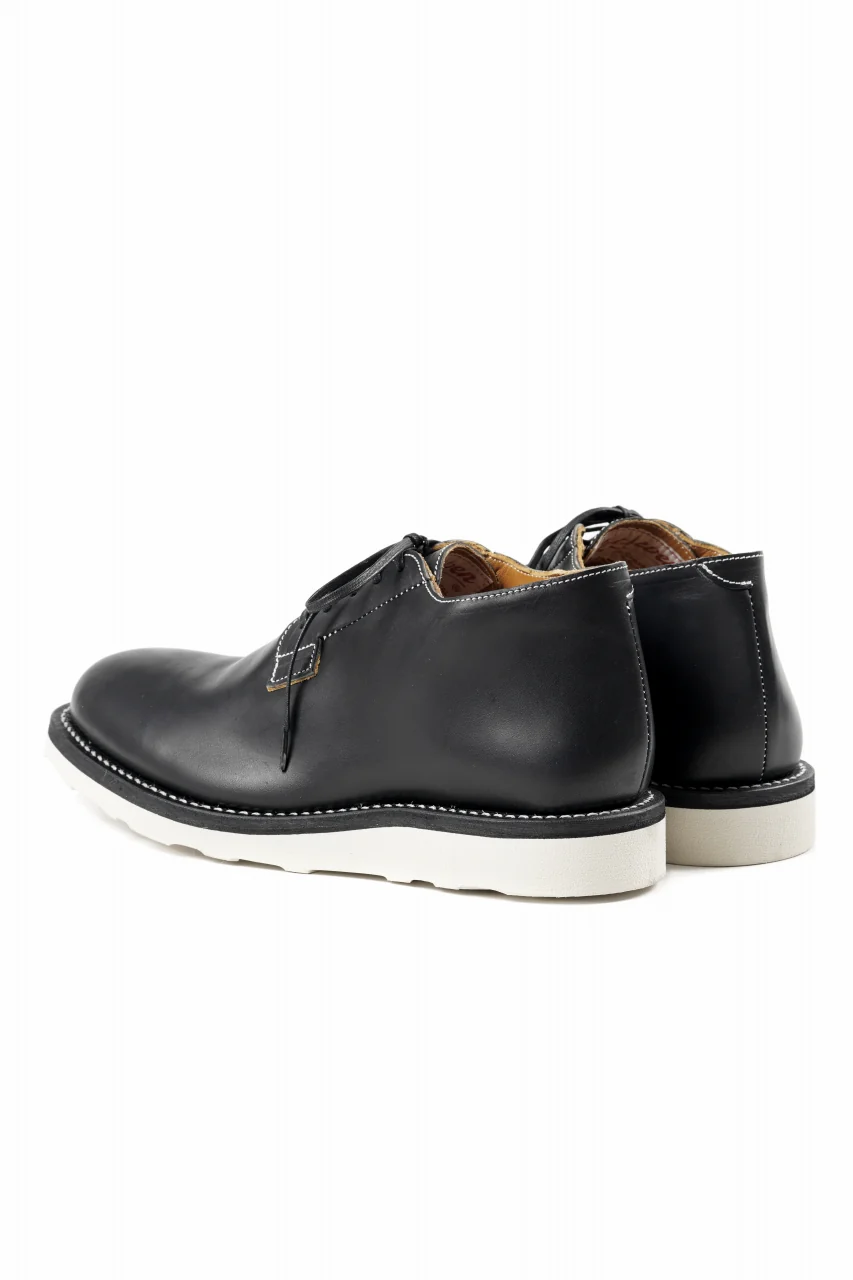 Portaille x N/07 exclusive POSTMAN SHOES / GUIDI FIORE (BLACK x WHITE) - Image 10