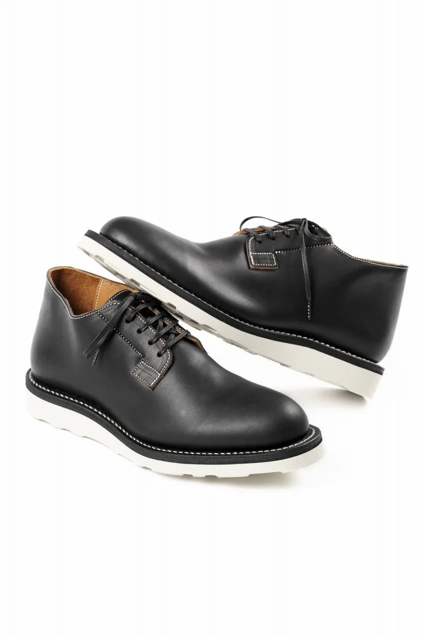 Portaille x N/07 exclusive POSTMAN SHOES / GUIDI FIORE (BLACK x WHITE) - Image 14