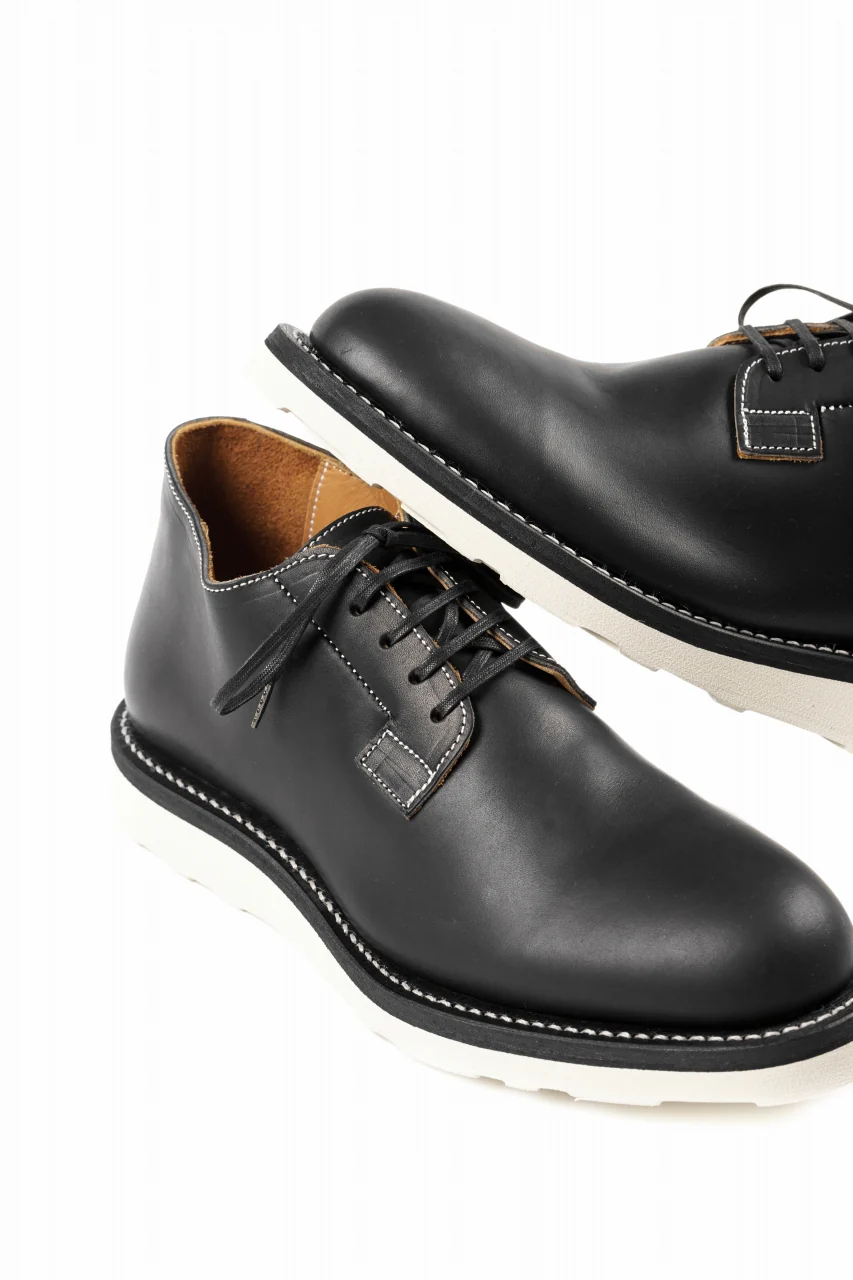 Portaille x N/07 exclusive POSTMAN SHOES / GUIDI FIORE (BLACK x WHITE) - Image 15