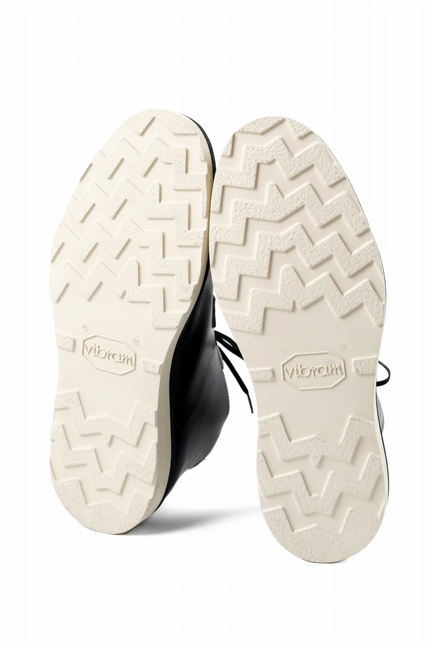 Portaille x N/07 exclusive POSTMAN SHOES / GUIDI FIORE (BLACK x WHITE) - Image 18