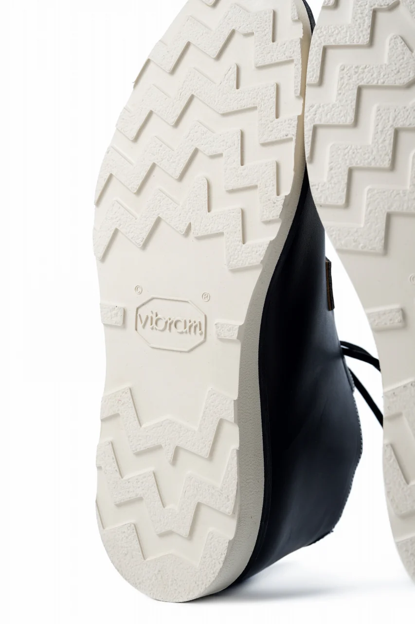 Portaille x N/07 exclusive POSTMAN SHOES / GUIDI FIORE (BLACK x WHITE) - Image 19