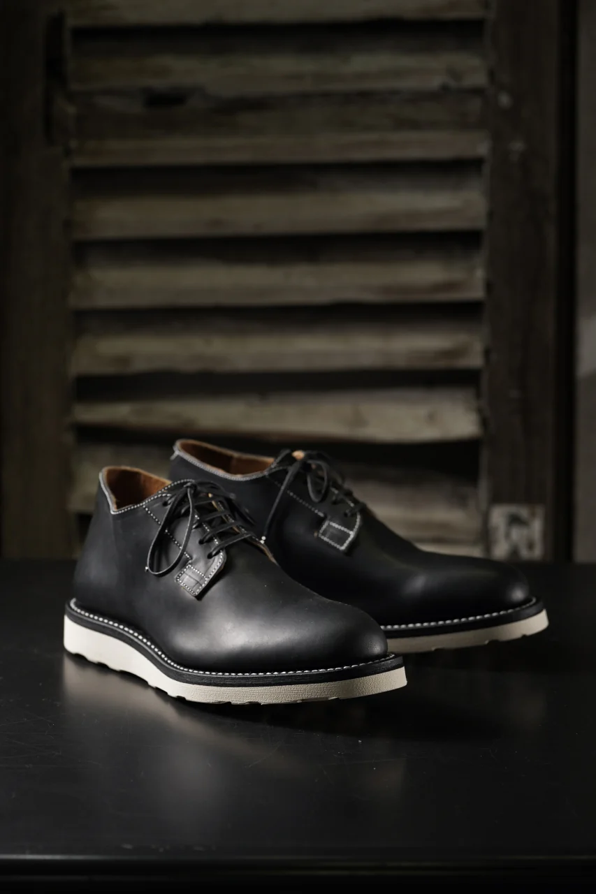Portaille x N/07 exclusive POSTMAN SHOES / GUIDI FIORE (BLACK x WHITE) - Image 22