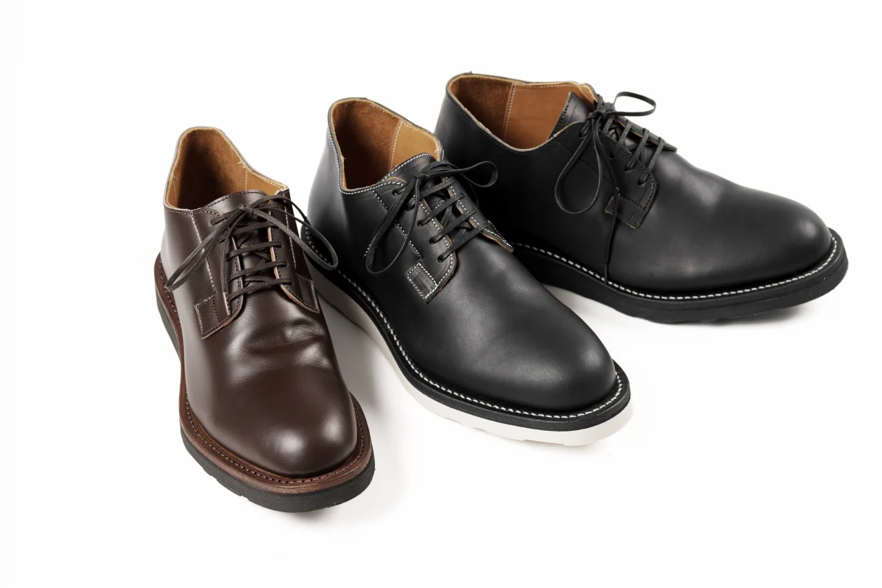 Portaille x N/07 exclusive POSTMAN SHOES / GUIDI FIORE (BLACK x WHITE) - Image 28