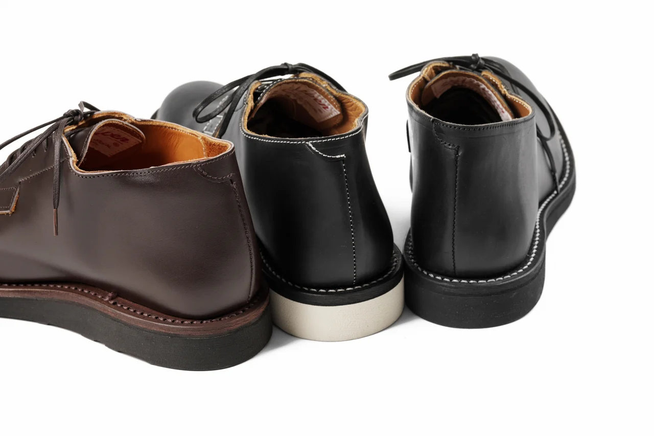 Portaille x N/07 exclusive POSTMAN SHOES / GUIDI FIORE (BLACK x WHITE) - Image 29