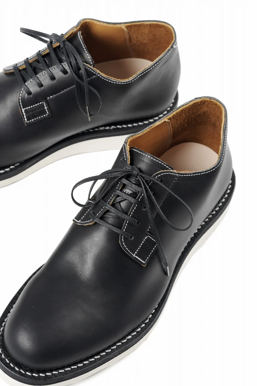 Portaille x N/07 exclusive POSTMAN SHOES / GUIDI FIORE (BLACK x WHITE) - Image 4